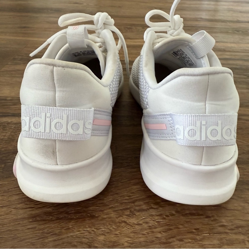 ADIDAS Youth Racer TR 2.0 J 'Grey Pink' Running Sneakers Size 6 EUC - Picture 5 of 14